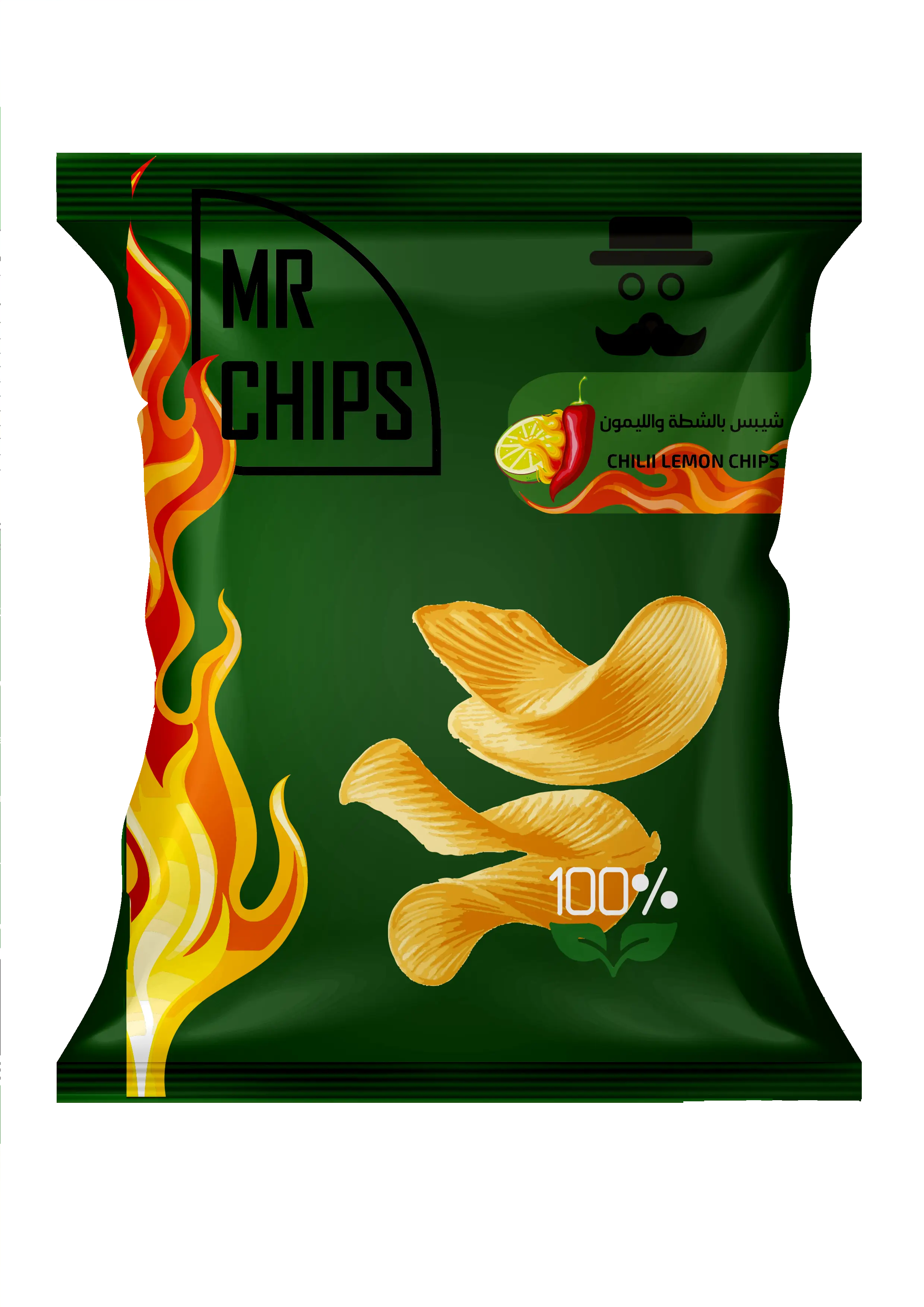 شيبس بالشطة والليمون